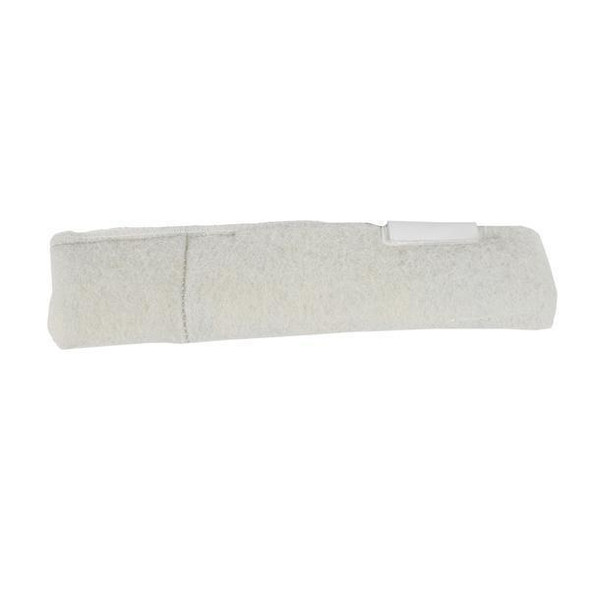 Pulex Sleeve Heavy Duty Scrub 10in, white textured cleaning scrub pad for heavy-duty cleaning tasks.