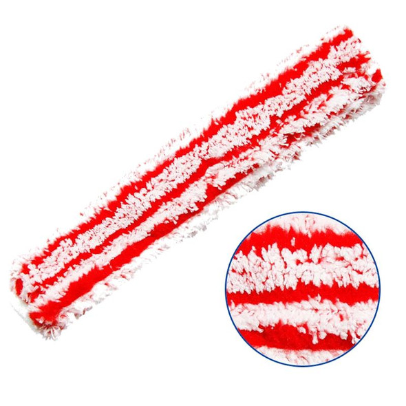 Pulex Sleeve MicroTiger Red, cleaning microfiber sleeve with red and white striped pattern for window and surface cleaning.