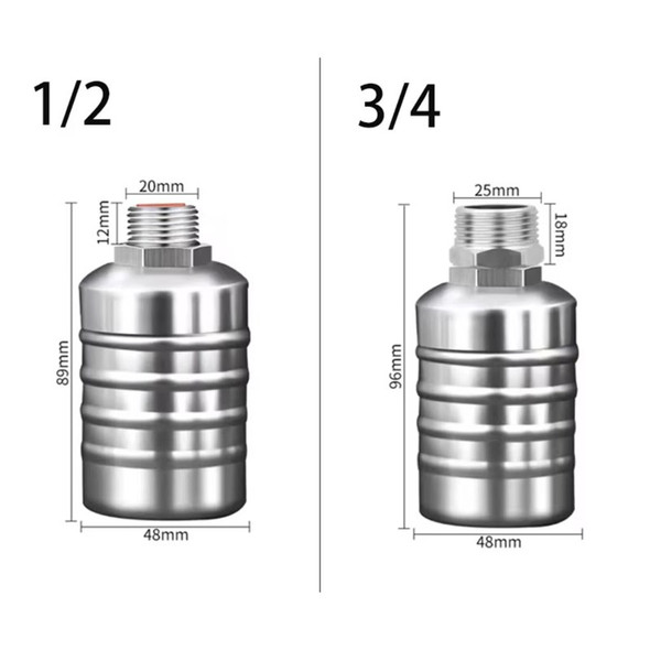 Float Valve Stainess Steel Tank Shutoff