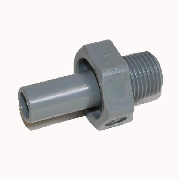 ProTool Stem Adapter 5/16 x 1/8, gray plastic and metal connector fitting for power tools and equipment.