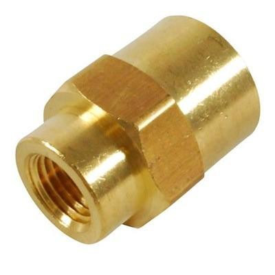 ProTool Union Reducer 1/2in x 1/4in NPT, brass pipe fitting connector for plumbing and pneumatic systems