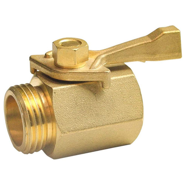 Shut Off for Garden Hose Brass