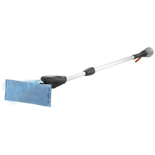 J.Racenstein Cleano Indoor Water Fed Pole, extending cleaning pole with water spray feature and cleaning pad at the end.