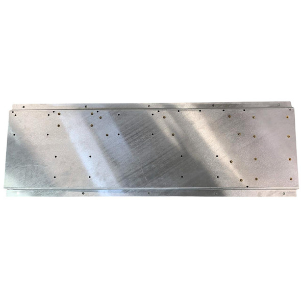 ProTool Wall Mount Frame Plate for 4 - 12V pumps RODI System, metal rectangular mounting plate with multiple screw holes.