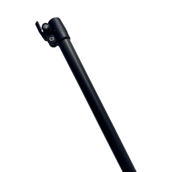 ProTool No 1 Section 30ft Carbon Pole, high-quality black carbon fiber extension pole with attachable section for professional tools.
