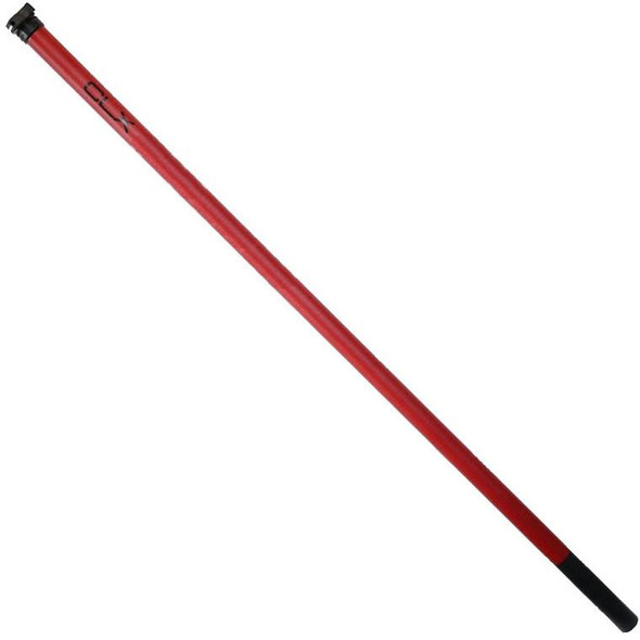 J.Racenstein Gardiner CLX #6 section for 27ft Hybrid Pole, red pole section with black tip.