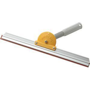 Wagtail Orbital 18in Squeegee Complete, professional floor cleaning tool with a yellow handle and a wide rubber blade for efficient squeegeeing surfaces.
