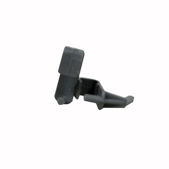 Pulex Bucket Clips Small, black plastic clips used for securing buckets in cleaning equipment.