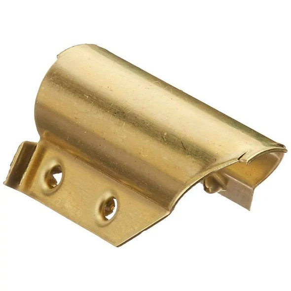 Ettore Clips Brass, 12 Pack of brass clips for plumbing and repair.