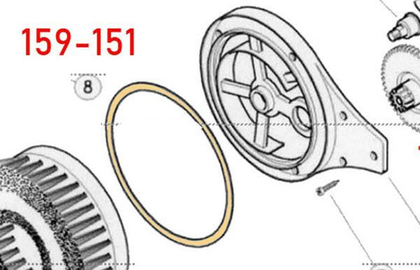 ProTool Ring, detailed technical diagram of a circular component used in power tools.