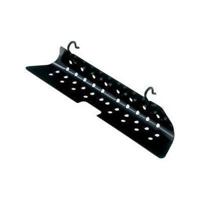 Unger Bucket BigPro Drain Tray Unger, black drain tray with multiple holes and hooks for window cleaning tools.