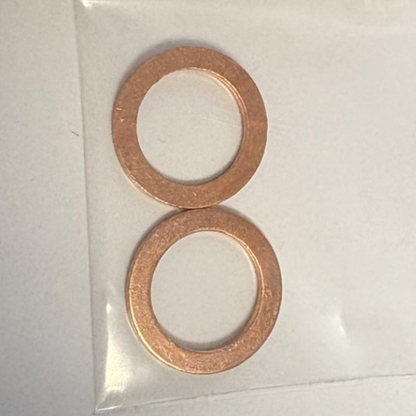 J.Racenstein Washer, Copper Pair Side Nozzle (2 pcs), copper washers for water nozzle connections.