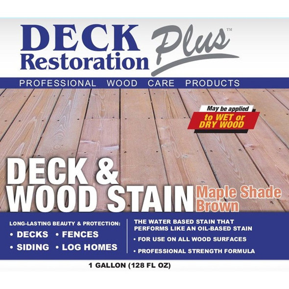Maple Shade Brown Deck and Wood Stain DRP