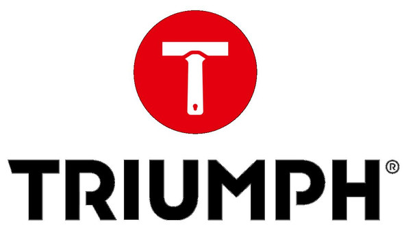 Triumph Scraper Retract Cover Triumph Z40 6in, product logo with a red circle and a white scraper tool icon in the center.