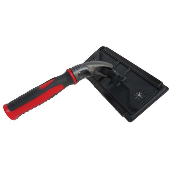 Pulex Techno Pad 10in w/Handle IPC, cleaning pad with handle on a black base for window cleaning