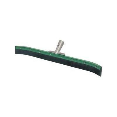 Unger Floor Squeegee Curved HD 24in, green and black curved floor squeegee with ergonomic handle for efficient cleaning.