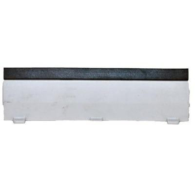 Triumph Cover w/Rubber Gray 6in, gray and black rectangular outdoor cover with rubber edge and white plastic supports.