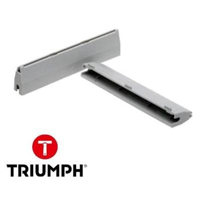 Triumph Cover Gray 06in, image of a gray metal cover with a length of 6 inches and a sleek, modern design.