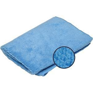 Ettore MicroSwipe Towel 16x20, folded blue microfiber towel with a close-up of the textured surface.