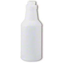 J.Racenstein Bottle Chemical Resistant 16oz 28/400, white plastic bottle with a narrow neck and screw-on cap suitable for chemical storage.