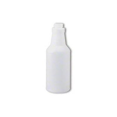 J.Racenstein Bottle Chemical Resistant 16oz 28/400, plain white plastic bottle with screw cap for chemical storage.
