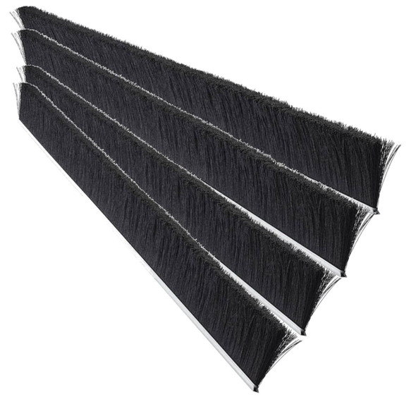 J.Racenstein Screen Washer Replacement Brushes Set of 4 Aztec, black replacement brushes for screen washers with durable bristles.