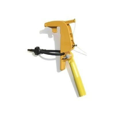 ProTool Gotcha Sprayer Pro Adaptor, yellow and black sprayer attachment with handle and nozzle for gardening or gardening tools.