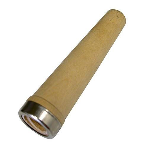 J.Racenstein Wooden Pole Tip Tapered Mr.Longarm, tapered wooden pole tip with metal cap for long arm pole tools.