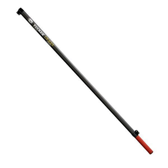 J.Racenstein Extension 2 section 10ft Carbon 35 to 45, a telescopic carbon extension pole with a black body and red handle tip