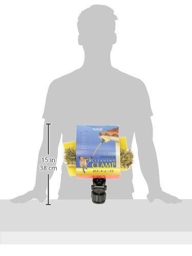 Ettore Cleaning Clamp Complete Ettore, product image showing a cleaning tool with a blue and yellow packaging, measuring approximately 15 inches or 38 cm in height.