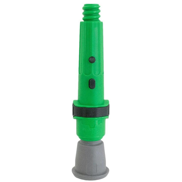 Unger nLite Classic Tool Adapter, green plastic window cleaning tool adapter for squeegee or scrubber.