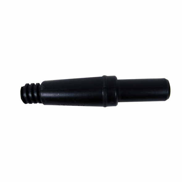J.Racenstein Pole Tip Nylon ProCurve, black plastic pole tip with ribbed end for fishing poles.