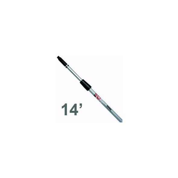 Sorbo Telescopic Pole, 14-foot adjustable aluminum extension pole for cleaning and painting tasks.