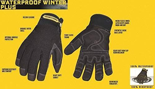 J.Racenstein Youngstown WinterPlus Gloves, waterproof winter gloves with reinforced palms and heavy-duty design for warmth and durability.
