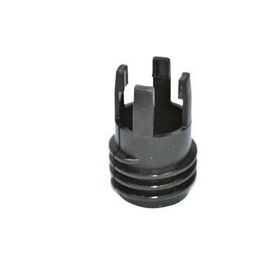 ProTool Stones 4 for 30ft Pole, black plastic component with a cylindrical shape and reinforced design for pole attachment.
