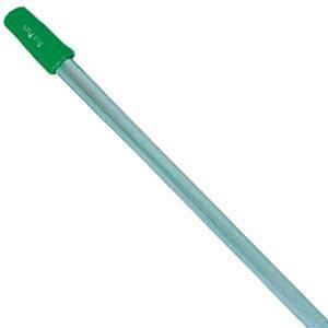 Unger Add n Arm Tele-Plus Pole 06ft #3 Sect, extendable cleaning pole with green handle and silver shaft for high reach applications.
