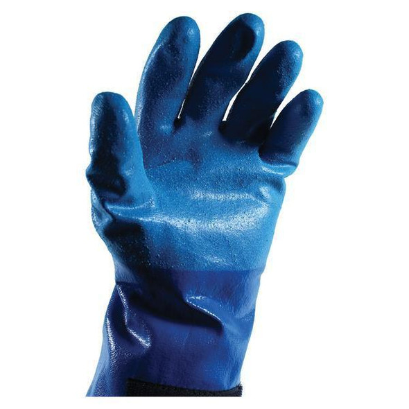 ProTool Can Do Glove #3 Med, blue protective glove with a textured surface for dexterity and grip.