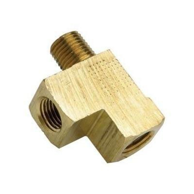 J.Racenstein Tee B Dispenser Outlet, brass plumbing fitting with threaded connections for water dispenser systems.