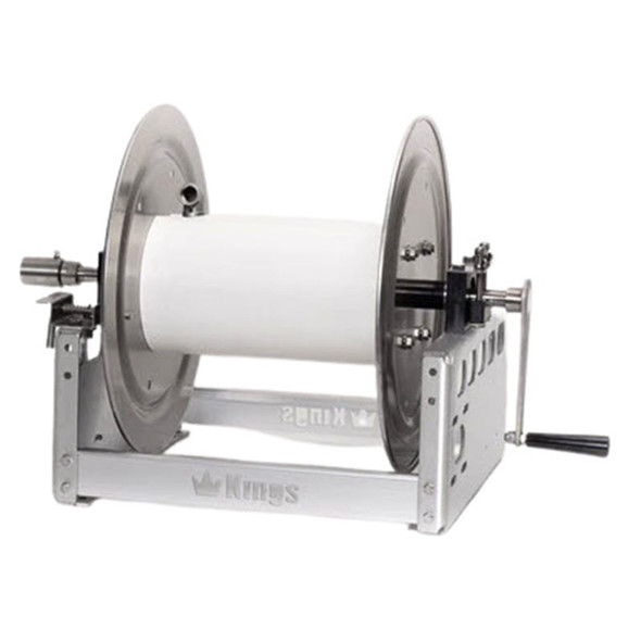 Reel 200ft 1/2in or 300ft 3/8in hose Aluminum Reel SS Swivel  SH Capable