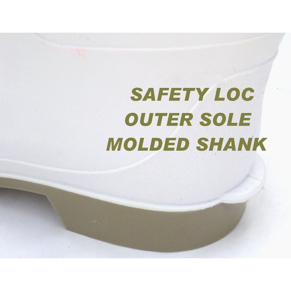PVC White Boot