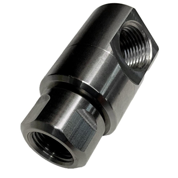 ProTool Swivel 1/2 npt Female, Female ProTool - Metal swivel fitting with a 1/2 inch NPT female threaded ends for fluid or air connections.