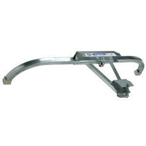 ProTool Ladder Quick Click, innovative adjustable ladder component with a curved metal frame and safety lock mechanism for secure positioning.