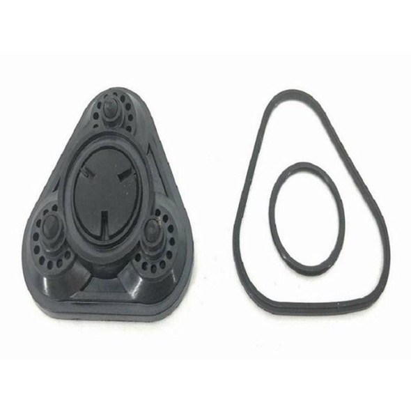 ProTool Chem Sprayer Deluxe Seal Kit, image of a black plastic sprayer seal and replacement gasket for repair or maintenance.