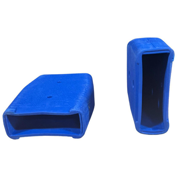 J.Racenstein Ladder Caps, two blue plastic ladder end caps for safety and protection