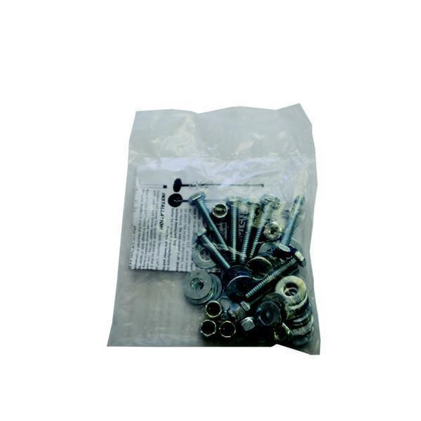 J.Racenstein Bolt Kit Non-Standard for Xtenda-Leg Lev, image of assorted bolts, nuts, and washers in a clear plastic bag
