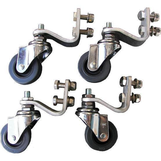 PressurePro Caster Kit for Hammerhead, set of four heavy-duty caster wheels with mounting hardware for industrial equipment.