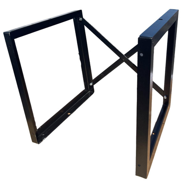 J.Racenstein Stacking Bracket for 19in ProTool Reel, black metal industrial stacking bracket for tool reels.