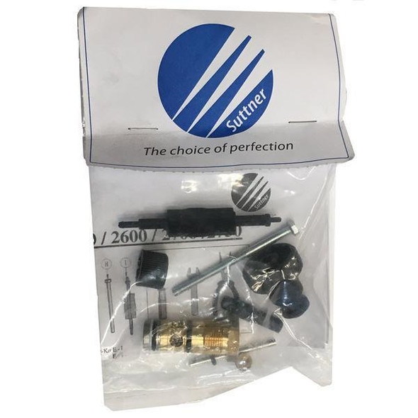 J.Racenstein Repair Kit Suttner ST-2035 Gun, repair kit in clear plastic bag with various replacement parts and tools for Suttner ST-2035 spray gun.