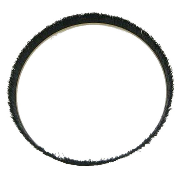 PressurePro Whisper Wash Brush Assembly, circular black brush with bristles for pressure washing.
