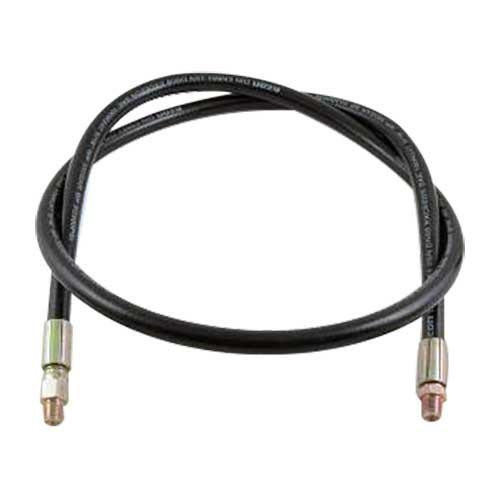 PressurePro Hammerhead Replacement Hose, black rubber high-pressure hose with metal fittings on both ends for pressure washer pump.